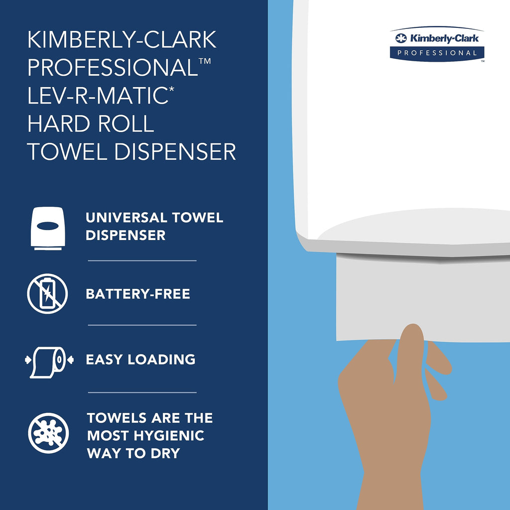 Kimberly-Clark Professional Manual Hard Roll Paper Towel Dispenser (09765)