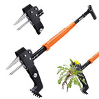 MORAIS Weed Puller Tool, Stand Up Weed Puller Heavy Duty Garden Tool with 4-Claw Steel Head, 39"-46" Retractable Handle & Easy-Eject Mechanism, Easily Remove Weeds Without Bending, or Kneeling