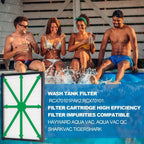 Replacement Robotic Pool Cleaner Filter Cartridges,Ultra Fine Cartridge Filter Panels, for Hayward Robotic AquaVac, TigerShark and SharkVac Pool Cleaners Maytronics Part Number: RCX70101PAK2 (2 Pack)