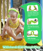 PROHEAR 032 2.0 Noise Cancelling Headphones for Kids - 25dB Noise Reduction - Adjustable Sensory Ear Protection Muffs for Concert, Fireworks, Monster Truck Shows, School - Green
