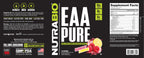 NutraBio – EAA Pure – 9 Amino Acids – Muscle Repair and Recovery, 30 Servings, Raspberry Lemonade – Pre or Post Workout – All Day Recovery
