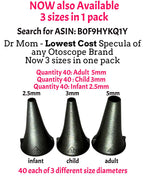 5th Gen Dr Mom Professional Otoscope - Full-Size with Our Largest Lens, Complete with Batteries and Hard Travel Case