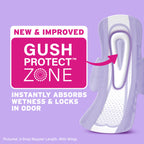 Poise Ultra Thin Incontinence & Postpartum Pads with Wings for Bladder Leaks, 4 Drop Moderate Absorbency, Regular Length, 90 Count (Packaging May Vary)