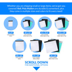 Reli. (125 Pcs) Poly Mailers 19x24", White | Large Shipping Bags for Small Business | Mailing Bag for Shipping | Packaging for Clothing | Non-Padded Envelopes/Polybags, Self Sealing