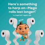 Angel Soft Toilet Paper, 48 Mega Rolls = 192 Regular Rolls, Soft and Strong Toilet Tissue