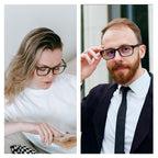 FEIVSN High Magnification Reading Glasses for Men Women with Strong Power TR Readers 4.0 4.50 5.0 5.50 6.0 6.50 7.0 8.0, Black + Tortoiseshell, 8.00