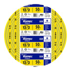 Southwire Romex™ Brand Simpull Solid Indoor 12/2 W/G NMB Cable 50ft coil - SW# 28828222