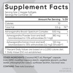 Sports Research® Ashwagandha Softgels with Coconut MCT Oil - Natural Adaptogen Made with Shoden® Ashwa for Relaxation, Calm & Sleep Support - Gluten Free & Vegan Friendly - 60 Count