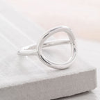 Silpada Sterling Silver 'Karma Ring', Size 8