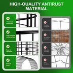 8 Pack Plant Protector from Animals, Wire Mesh Plant Cages for Garden – Sturdy Metal Plant Protectors to Keep Rabbits, Squirrels, and Animals Out – Ideal for Vegetables, Flowers, and Outdoor Plants