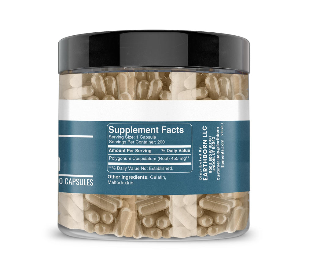 Earthborn Elements Japanese Knotweed Extract 200 Capsules
