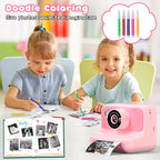 Kids Camera Instant Print, Kids Camera 1080P HD Video Digital Camera