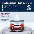 Sterno Safe Heat PowerPad Chafing Fuel, 4-Hour Burn, 12 Pack