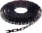 Master Mark ChainLock 1 in. x 100 ft. Plastic Tree Support, Plant and Cable Ties, Interlocking Reusable Tree Straps, Adjustable, Landscape Accessories, Black