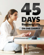 AEGTEST HOUND-1085 Radon Detector for Home, Basement & Nursery, Long-Term Continuous Radon Monitor for Family Lung Health, Rechargeable with 45-Day Battery Life, Audible/Visual Alarms, pCi/L or Bq/m³