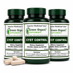 Green Organic Supplements Cyst, Breast Cyst, 90 VCaps, High Absorbable, Non-GMO, Gluten-Free (Pack of 3)