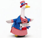 EIHFHIE 250th Independence Day Porch Goose Outfit for 23 Inch Goose Statue