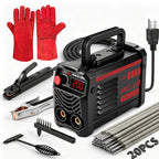 Hpoouo 200Amp 20PCS Rods Stick Welder, Super MINI Portable Welding Machine