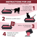 ARM & HAMMER Clump & Seal Platinum Clumping Cat Litter, Online Only, 37 Lbs