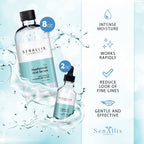Hyaluronic Acid Serum 8 fl oz And 2 fl oz, Made From Pure Hyaluronic Acid, Anti Aging/Wrinkle, Ultra-Hydrating Moisturizer That Reduces Dry Skin Manufactured In USA