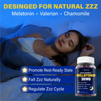 Melatonin Gummies 30mg for Adults: Maximum Strength Melatonin Supplement with L-Theanine, Ashwagandha, MSM, Vitamin D3 & Zinc - Non-Habit Forming, Natural Mixed Berry Flavor 60 Count (Pack of 2)