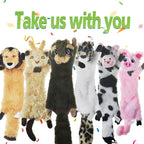 SHARLOVY Dog Squeaky Toy No Stuffing 6 Pack, Dog Toys Crinkle for Puppy