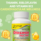 Arymar Diosmin Plus 900, Circulatory System Support (60 Capsules/Pack of 1) (120 Capsules)