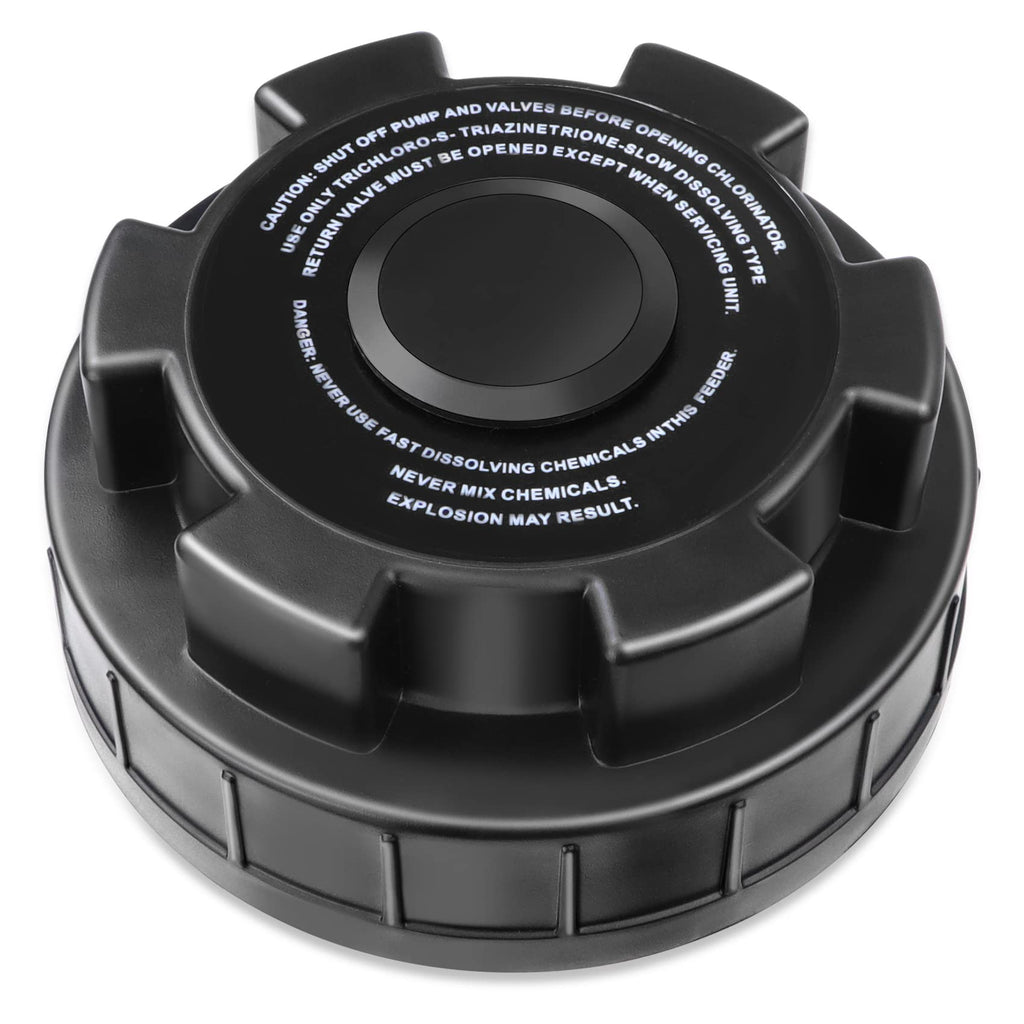Pomeade Chlorinator Cover Compatible with Hayward Cl200 CL220 Automatic Chlorinator Feeder, ABS Material, Long Service Life, with The Chlorinator to Ensure no Leakage, Easy to Install(Black)