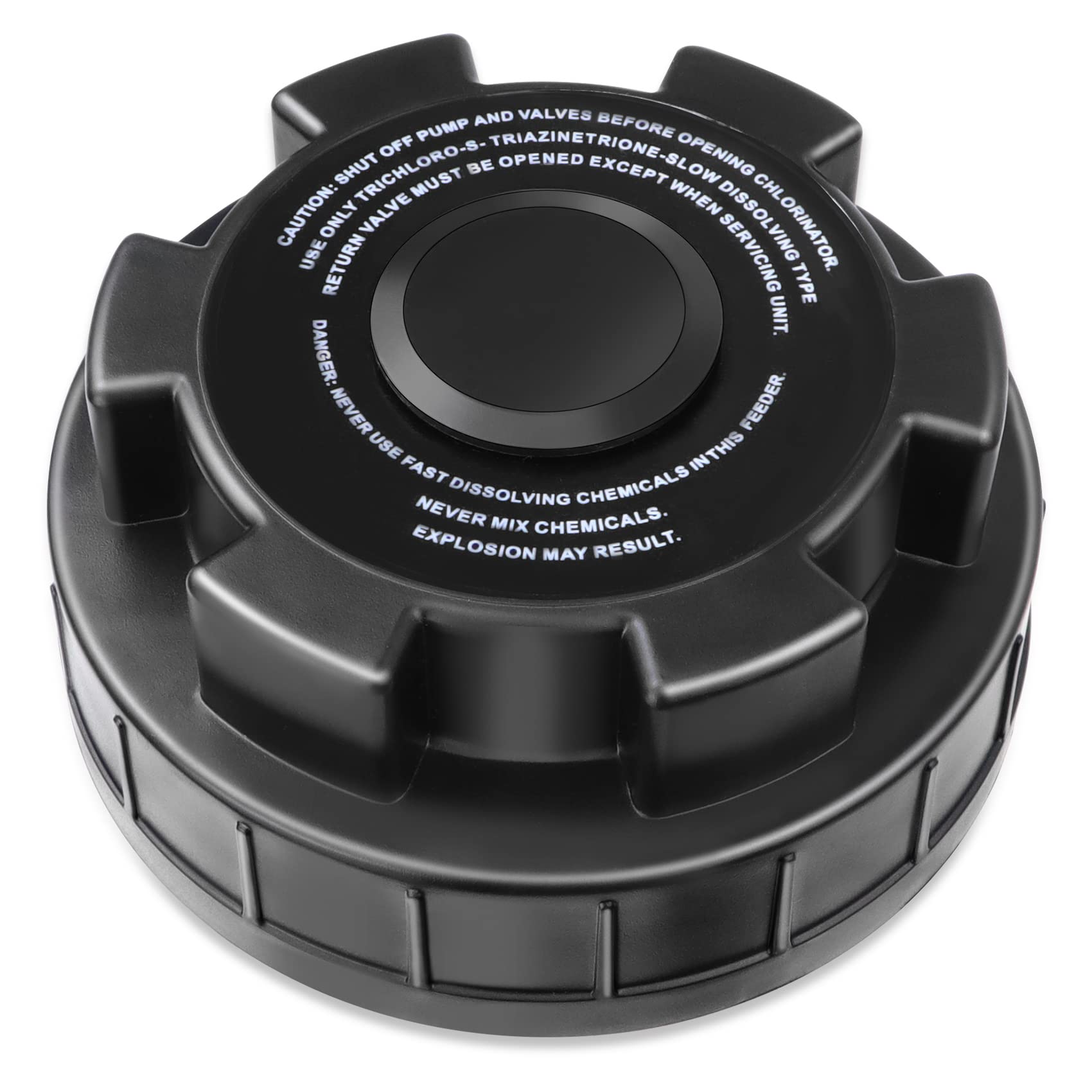 Pomeade Chlorinator Cover Compatible with Hayward Cl200 CL220 Automatic Chlorinator Feeder, ABS Material, Long Service Life, with The Chlorinator to Ensure no Leakage, Easy to Install(Black)
