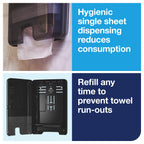 Tork Xpress Multifold Hand Towel Dispenser Black H2, 553028
