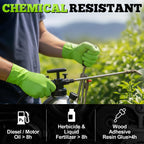 TitanFlex Heavy Duty Green Industrial Nitrile Gloves, 8-mil, XL, Box of 100, Latex Free, Raised Diamond Texture Grip, Powder Free, Food Safe, Rubber Gloves, Mechanic Gloves