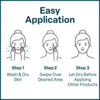 QRxLabs Pore Toner Pads with Salicylic Acid and Niacinamide - Helps Reduce the Look of Enlarged Pores, Makeup Prep - Skin Pore Resurfacing - Acne Treatment Clearing - Daily Pads - 50ct