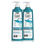 Curel Hydra Therapy In Shower Lotion, Itch Defense Body Moisturizer with Advanced Ceramide Complex, Vitamin E, & Oatmeal Extract, 12 Oz, Pack of 2