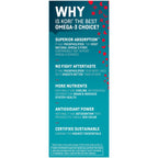 Kori Krill Oil Omega 3 Superior Absorption Oil Supplement, EPA & DHA, 600 mg, 60 Softgels