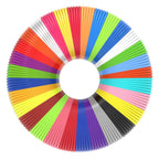 dikale 3D Pen Filament Refills 30 Colors, Bonus 250 Stencils eBooks - 3D Pen Filament PLA 1.75mm,Non-Toxic, Smooth Printing Refills