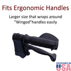 Crutcheze Rollator Walker Handle Wrap Cushions – Secure Fit Hook & Loop Closure for Wide or Winged Ergonomic Handles – 3/8” Padded Grip Covers – Washable – Designed in USA
