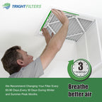 TRIGHTFILTERS 14x20x1 Air Filter 6 Pack, Durable MERV 8 Pleated Home HVAC AC Furnace Filters, Lightweight Compact Air Conditioner Filter Replacement