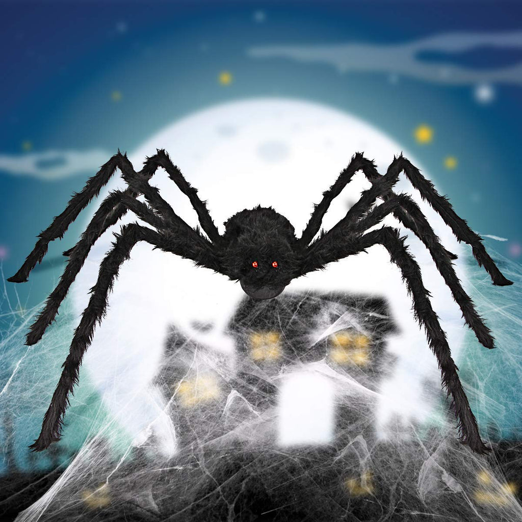 Halloween Decorations Outdoor Large Spiders: 6 Pack Spiders Halloween Decor