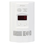 Kidde Carbon Monoxide + Explosive Gas, Natural Gas & Propane Alarm, Plug-in with 9V Battery Backup, Digital Display, 85 dB Alarm, LED Status Indicators, 3rd Edition