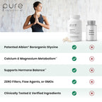 Pure TheraPro Rx Bio Boron, 30mg/Capsule, 90 Capsules, Bororganic Glycine Boron Supplements for Men & Women, Vegan Mineral Supplements for Bones, Cardiovascular Function & Immunity Support