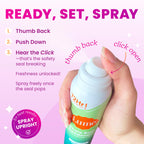 Lume Invisible Spray Deodorant For Women - Whole Body Deodorant Spray - 72Hr Odor Control - Ozone Friendly, Natural Propellant - Aluminum & Baking Soda Free, Skin Loving - 3.6oz, 2pk (Minted Cucumber)