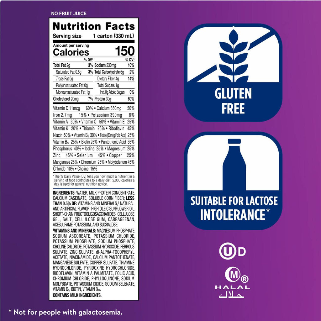Ensure Max Protein Creamy Peach Shake, 30g High Protein, 12 Pack