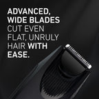 Panasonic Beard Trimmer for Men Cordless Precision Power, Hair Clipper with Comb Attachment and 19 Adjustable Settings, Washable, ER-SB40-K, 0.5-10mm lengths, 1 Pack