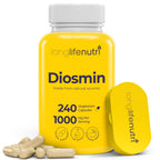 Diosmin 1000mg Advanced Formula - 240 Capsules for Circulatory Health Support, 4-Month Supply, Non-GMO, Made in USA - Daily Wellness Supplement
