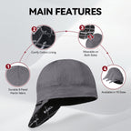 ARCCAPTAIN Reversible Welding Cap, 8 Panel Protective Welders Cap, 10 oz Fireproof Cotton Comforts for Safety and Protection While Welding to Men Women, Gray, 7 7/8