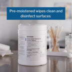 McKesson Germicidal Disinfecting Wipes [480 Count], Alcohol Cleaning Disinfectant Cloths, Hospital Grade Multi-Surface Cleansing, 160 Wipes, 3 Pack