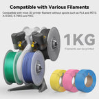 Original AMS Detachable Filament Spool Compatible with Bambu Lab 3D Printer,Reusable Filament Reel Holder Fits PLA, PETG, ABS Filament Spool for Bambulab A1/A1 Mini,Support Low-Temp Environment ≤ 70°C