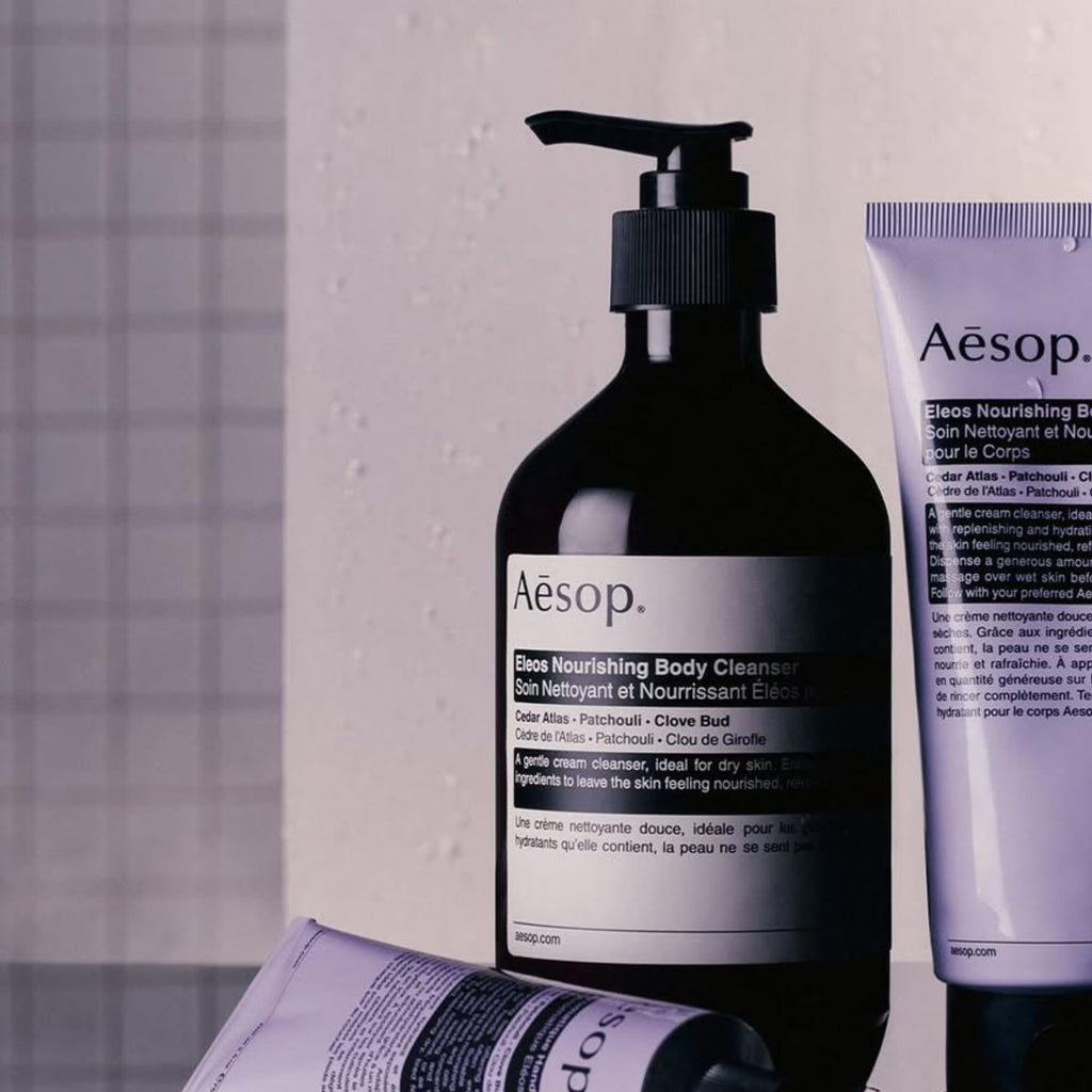 Aesop Eleos Nourishing Body Cleanser Refill | Moisturizing Body Wash for Dry, Dehydrated Skin | Made with Shea Butter & Lavender Oil | 500 mL / 16.9 oz - Recyclable Bottle