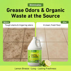 Creative Scents Multipurpose Enzyme Cleaner & Odor Remover | Super Concentrated for Floor, Carpet | Pet Urine Odor Eliminator | Enzymatic Cleaner for Cat Urine & Dog Poop | 1 Gallon - Lemon Breeze