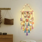 Macrame Hanging Photo Display Wall Boho Room Decor for Teen Girl Gifts